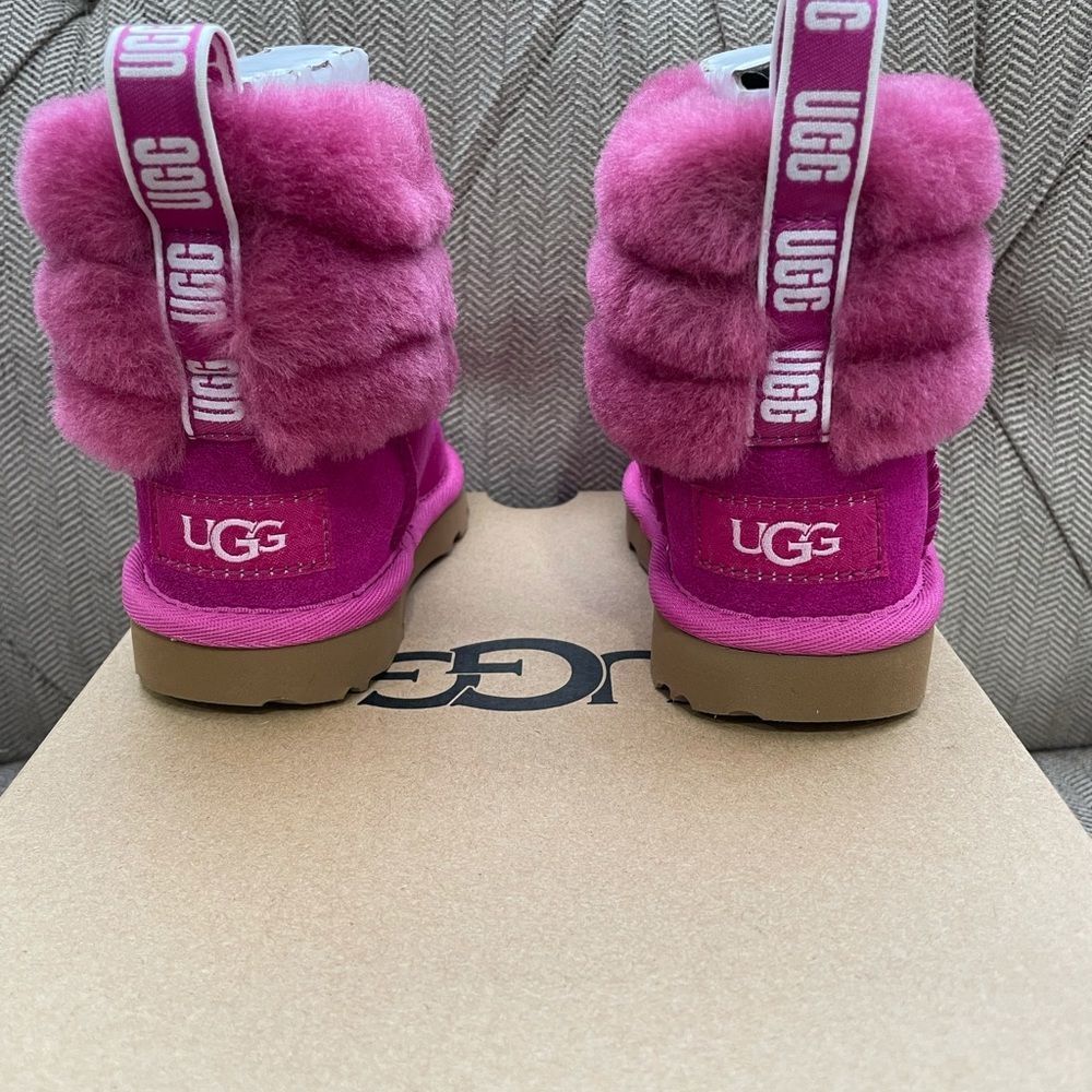 Ugg Fluff quilted boots size 6 T - Picture 2 of 5